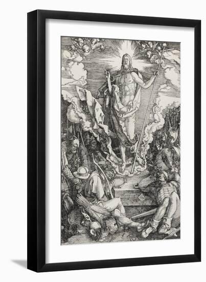 Grande passion - La résurrection du Christ-Albrecht Dürer-Framed Giclee Print