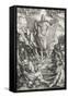 Grande passion - La résurrection du Christ-Albrecht Dürer-Framed Stretched Canvas