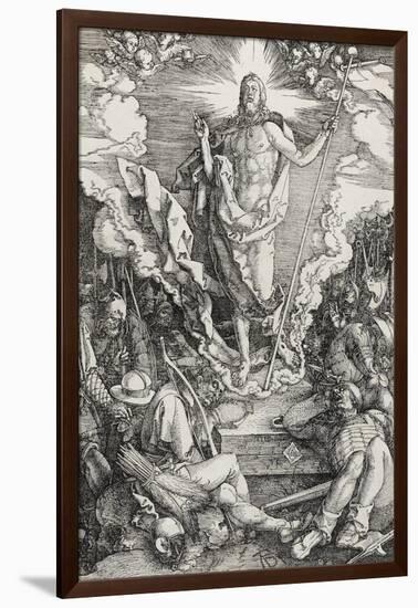 Grande passion - La résurrection du Christ-Albrecht Dürer-Framed Giclee Print