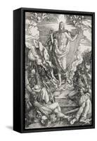 Grande passion - La résurrection du Christ-Albrecht Dürer-Framed Stretched Canvas