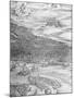 Grande Pianta Prospettica - Venice, C.1500 (Engraving) (Middle Section)-Jacopo De' Barbari-Mounted Premium Giclee Print