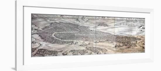 Grande Pianta Prospettica - Venice, C.1500-Jacopo De' Barbari-Framed Giclee Print