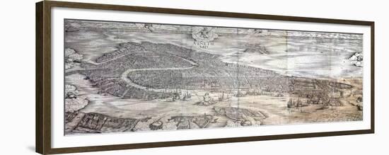 Grande Pianta Prospettica - Venice, C.1500-Jacopo De' Barbari-Framed Giclee Print