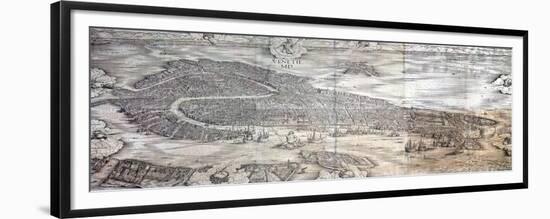 Grande Pianta Prospettica - Venice, C.1500-Jacopo De' Barbari-Framed Giclee Print