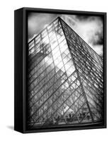 Grande Pyramide at the Louvre Museum, Paris, France-Philippe Hugonnard-Framed Stretched Canvas