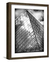 Grande Pyramide at the Louvre Museum, Paris, France-Philippe Hugonnard-Framed Photographic Print