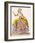 Grande Robe a La Sultane', Plate No.167 from 'Galeries Des Modes Et Costumes Francais', C.1778-87-Pierre Thomas Le Clerc-Framed Premium Giclee Print