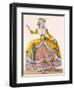 Grande Robe a La Sultane', Plate No.167 from 'Galeries Des Modes Et Costumes Francais', C.1778-87-Pierre Thomas Le Clerc-Framed Premium Giclee Print