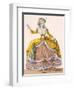 Grande Robe a La Sultane', Plate No.167 from 'Galeries Des Modes Et Costumes Francais', C.1778-87-Pierre Thomas Le Clerc-Framed Premium Giclee Print