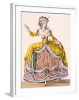 Grande Robe a La Sultane', Plate No.167 from 'Galeries Des Modes Et Costumes Francais', C.1778-87-Pierre Thomas Le Clerc-Framed Giclee Print