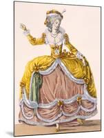 Grande Robe a La Sultane', Plate No.167 from 'Galeries Des Modes Et Costumes Francais', C.1778-87-Pierre Thomas Le Clerc-Mounted Giclee Print