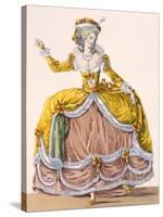 Grande Robe a La Sultane', Plate No.167 from 'Galeries Des Modes Et Costumes Francais', C.1778-87-Pierre Thomas Le Clerc-Stretched Canvas