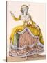 Grande Robe a La Sultane', Plate No.167 from 'Galeries Des Modes Et Costumes Francais', C.1778-87-Pierre Thomas Le Clerc-Stretched Canvas