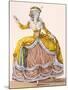 Grande Robe a La Sultane', Plate No.167 from 'Galeries Des Modes Et Costumes Francais', C.1778-87-Pierre Thomas Le Clerc-Mounted Giclee Print