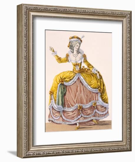 Grande Robe a La Sultane', Plate No.167 from 'Galeries Des Modes Et Costumes Francais', C.1778-87-Pierre Thomas Le Clerc-Framed Giclee Print