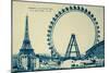 Grande Roue Carte Postale 1-Vintage Apple Collection-Mounted Giclee Print