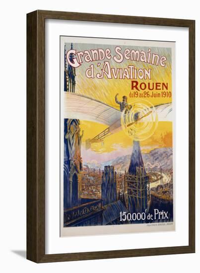 Grande Semaine D'Aviation Poster-Charles Rambert-Framed Premium Giclee Print