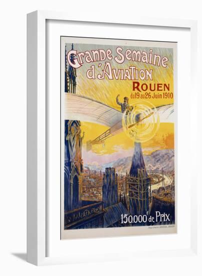 Grande Semaine D'Aviation Poster-Charles Rambert-Framed Premium Giclee Print