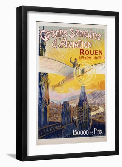 Grande Semaine D'Aviation Poster-Charles Rambert-Framed Giclee Print