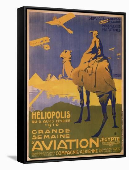 Grande Semaine D'Aviation-Harald-Framed Stretched Canvas