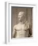 Grande statue nue héroïque: Jules César (Caïus Julius Caesar 100 avant J.C- 44 avant J.C)-null-Framed Giclee Print