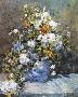 Grande Vaso di Fiori-Pierre-Auguste Renoir-Framed Textured Art
