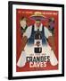 Grandes Caves-Vintage Posters-Framed Art Print