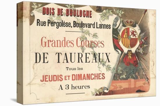 Grandes courses de taureaux-null-Stretched Canvas