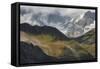 Grandes Jorasses, Valais, Switzerland-Rainer Mirau-Framed Stretched Canvas