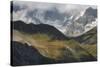 Grandes Jorasses, Valais, Switzerland-Rainer Mirau-Stretched Canvas