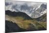 Grandes Jorasses, Valais, Switzerland-Rainer Mirau-Mounted Photographic Print