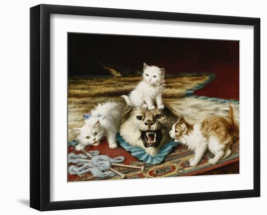 Grandeur Dechue, (Oil on Canvas)-Jules Leroy-Framed Giclee Print