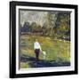 Grandfather and Grandson, 1997-Patricia Espir-Framed Giclee Print