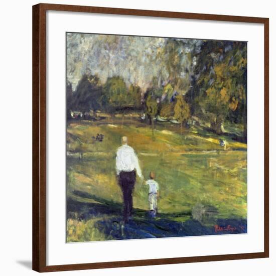 Grandfather and Grandson, 1997-Patricia Espir-Framed Giclee Print