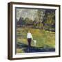 Grandfather and Grandson, 1997-Patricia Espir-Framed Giclee Print