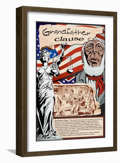 Grandfather Clause-Wilbur Pierce-Framed Art Print