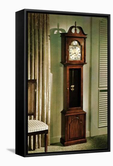 Grandfather Clock-null-Framed Stretched Canvas
