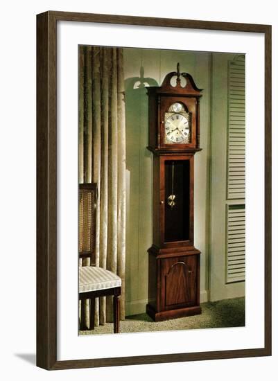 Grandfather Clock-null-Framed Art Print