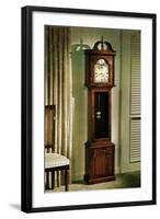 Grandfather Clock-null-Framed Art Print