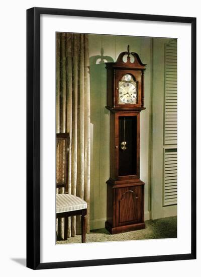 Grandfather Clock-null-Framed Art Print