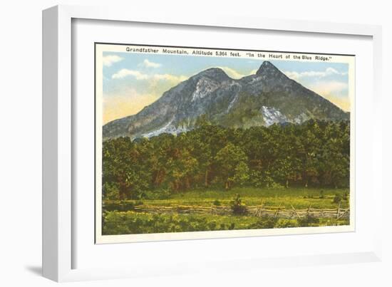 Grandfather Mountain, Blue Range, Tennessee-null-Framed Art Print