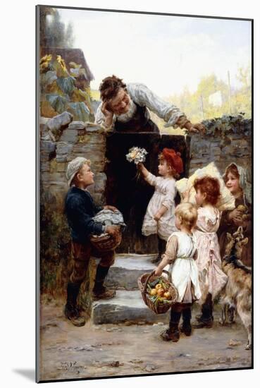 Grandfather's Birthday-Frederick Morgan-Mounted Giclee Print