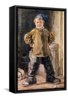 Grandfather's Boots-William Henry Hunt-Framed Stretched Canvas