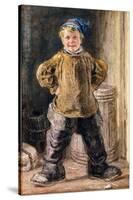 Grandfather's Boots-William Henry Hunt-Stretched Canvas