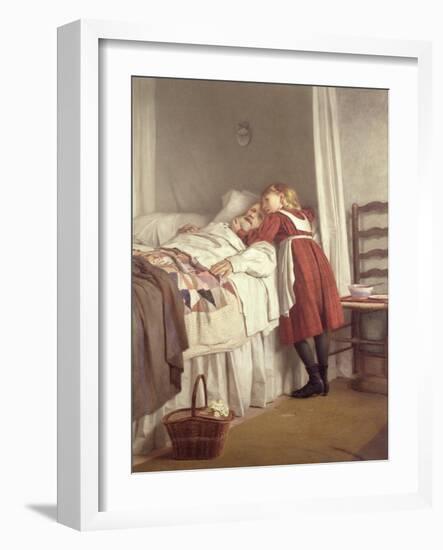 Grandfather's Little Nurse-James Hayllar-Framed Giclee Print