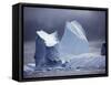 Grandidier Channel, Pleneau Island, Grounded Iceberg, Antarctica-Allan White-Framed Stretched Canvas