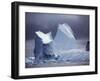 Grandidier Channel, Pleneau Island, Grounded Iceberg, Antarctica-Allan White-Framed Photographic Print