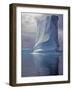 Grandidier Channel, Pleneau Island, Grounded Iceberg, Antarctica-Allan White-Framed Photographic Print