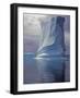 Grandidier Channel, Pleneau Island, Grounded Iceberg, Antarctica-Allan White-Framed Photographic Print