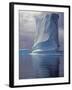 Grandidier Channel, Pleneau Island, Grounded Iceberg, Antarctica-Allan White-Framed Photographic Print